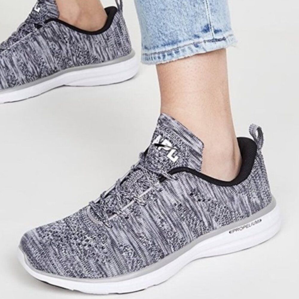 APL Heathered Gray Techloom Pro Tennis Shoes Women's Size 6.5